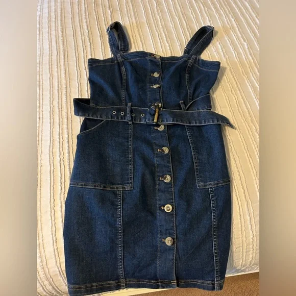 HM Denim Dress Size M